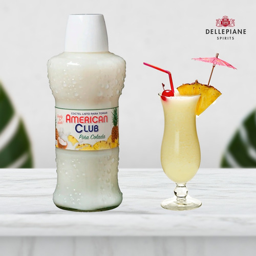 American Club Piña Colada 750ML – Black Bebidas