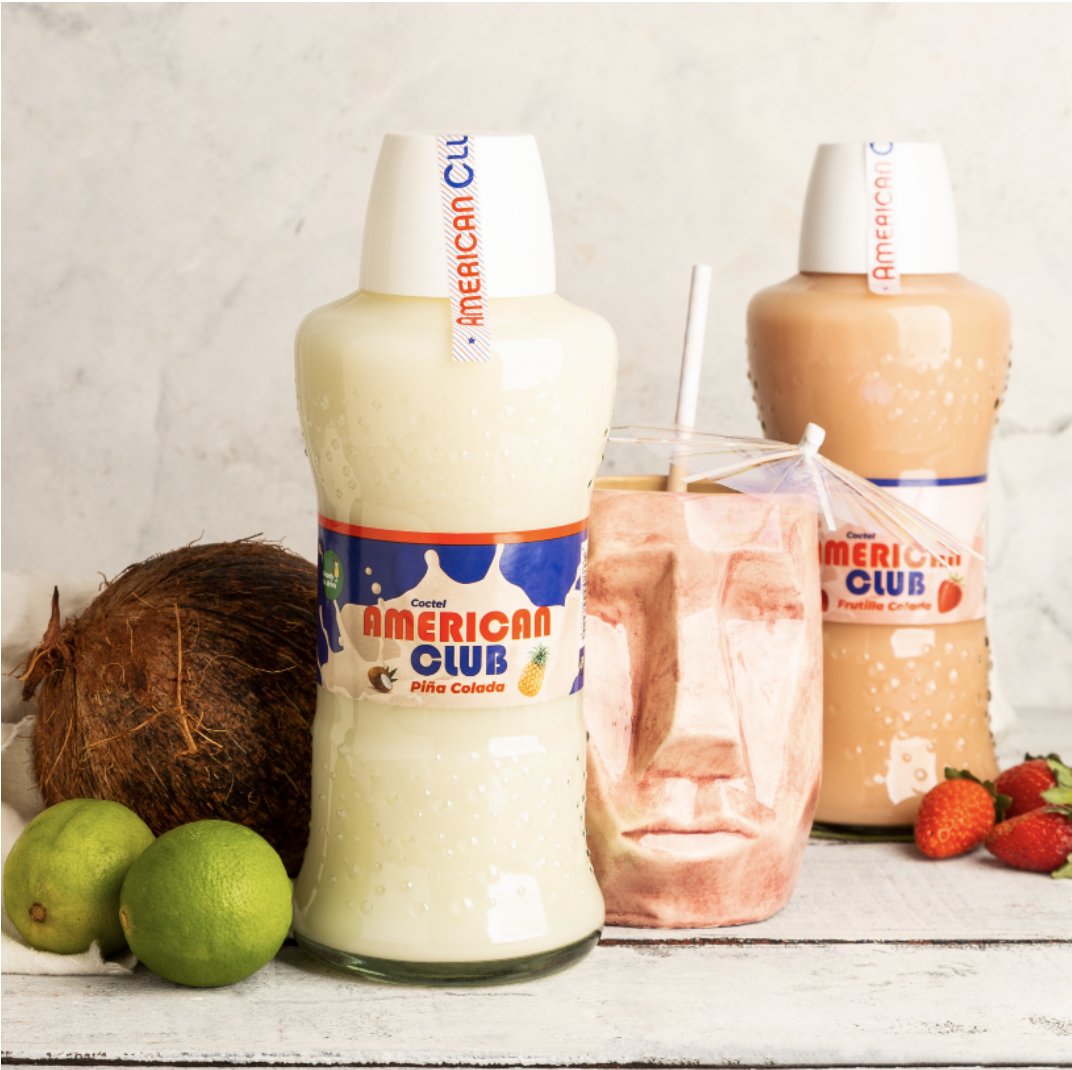 American Club Piña Colada 750ML – Black Bebidas
